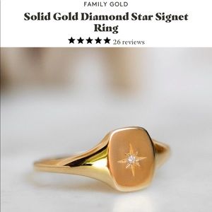 Local Eclectic Solid-Family Gold Ring